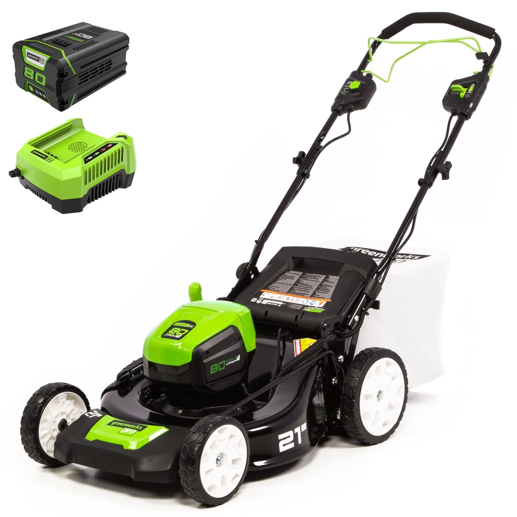 Greenworks 80V 21 inch self-propelled lawn mower
